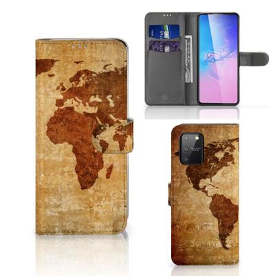 Samsung S10 Lite | Flip Cover | Wereldkaart