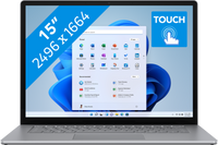Microsoft Surface Laptop 5 i7-1255U Notebook 38,1 cm (15") Touchscreen Intel® Core™ i7 8 GB LPDDR5x-SDRAM 256 GB SSD Wi-Fi 6 (802.11ax) Windows 11 Home Platina - thumbnail