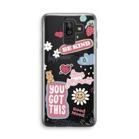 Positivity: Samsung Galaxy J8 (2018) Transparant Hoesje
