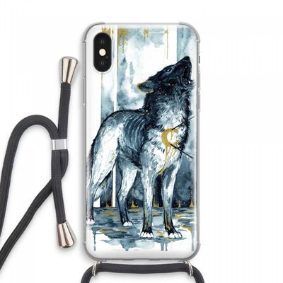 Bleeding Soul: iPhone XS Max Transparant Hoesje met koord