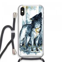 Bleeding Soul: iPhone XS Max Transparant Hoesje met koord