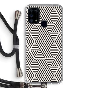 Magic pattern: Samsung Galaxy M31 Transparant Hoesje met koord