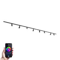 Taros Railverlichting Pakket - Recht - 4x 1 m rail - 8 railspots - Incl. RGBWW GU10 - IP20 - Modulair - 230V