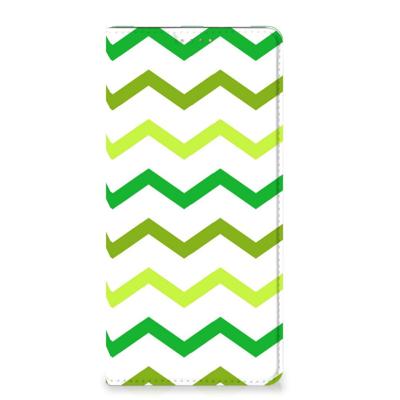 Samsung Galaxy A13 (4G) | Hoesje met Magneet | Zigzag Groen Samsung Galaxy A13 (4G) | Hoesje met Magneet | Zigzag Groen