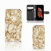 Apple iPhone 6 | 6s | Bookcase | Marmer Goud
