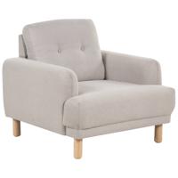 Beliani TUVE - Fauteuil-Beige-Polyester - thumbnail