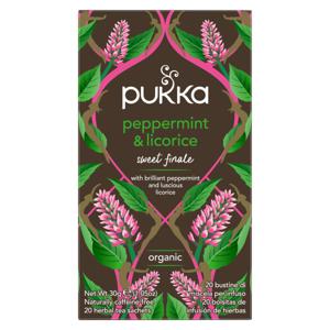 Pukka Peppermint & Licorice Biologische Thee 20 Zakjes