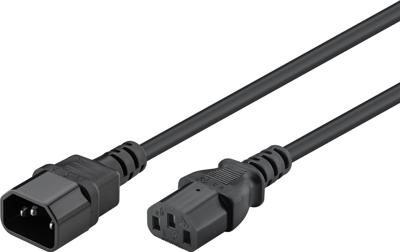 Goobay 39203 electriciteitssnoer Zwart 5 m IEC C14 IEC C13