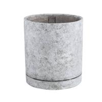 PTMD Vik Grey cement cylinder pot round XL - thumbnail