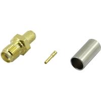 TRU COMPONENTS SMA-KC-RG58-1 1372243 SMA-connector Bus, recht 50 Ω 1 stuk(s) - thumbnail