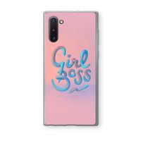 Girl boss: Samsung Galaxy Note 10 Transparant Hoesje