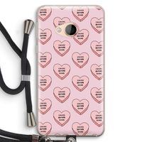Chicks before dicks: HTC U Play Transparant Hoesje met koord