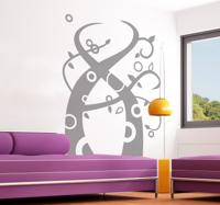 Muursticker Abstracte Planten Ornament