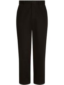 Dolce & Gabbana pantalon à coupe droite - Noir