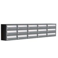 Allux Hive Set 5-Breed, 3-Hoog Antraciet - 40030065_5x3