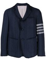 Thom Browne blazer à 4 bandes signature - Bleu