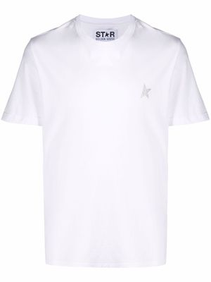 Golden Goose t-shirt à logo imprimé - Blanc