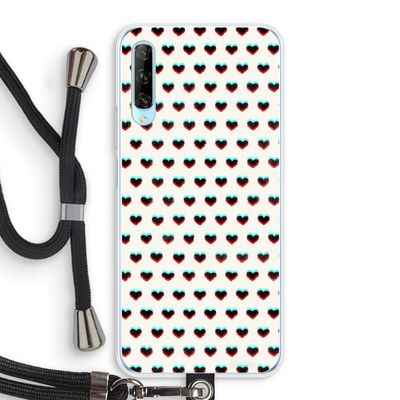 Hartjes: Huawei P Smart Pro Transparant Hoesje met koord