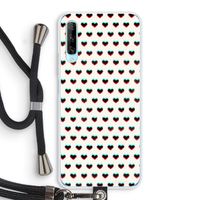 Hartjes: Huawei P Smart Pro Transparant Hoesje met koord