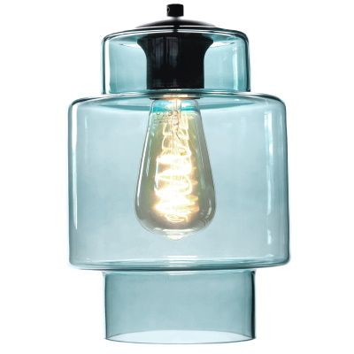 Glas blauw Ø 16cm
