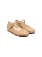 Bonpoint Ella ballerina shoes - Marron - thumbnail