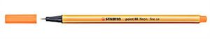 Fineliner STABILO point 88/054 neon oranje