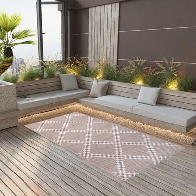 VidaXL Buitenkleed arakil 190x290 cm pp bruin