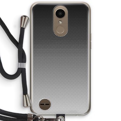 Musketon Halftone: LG K10 (2017) Transparant Hoesje met koord