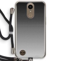 Musketon Halftone: LG K10 (2017) Transparant Hoesje met koord