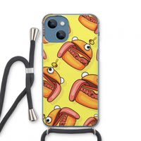 Hamburger: iPhone 13 mini Transparant Hoesje met koord