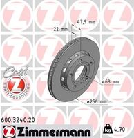 Remschijf Coat Z 600324020