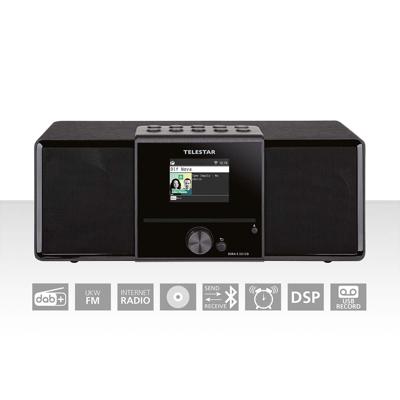 Telestar DIRA S32i CD EWF Multifunctionele Stereo Radio met CD-speler DAB+ / FM / Internet / Bluetooth Zwart - 30-320-02