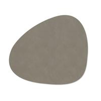 LIND DNA - Dinner Mat Curve - Placemat 37x44 cm Nupo Flint Grey - thumbnail