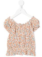 Little Bambah blouse en coton mélangé à fleurs - Orange