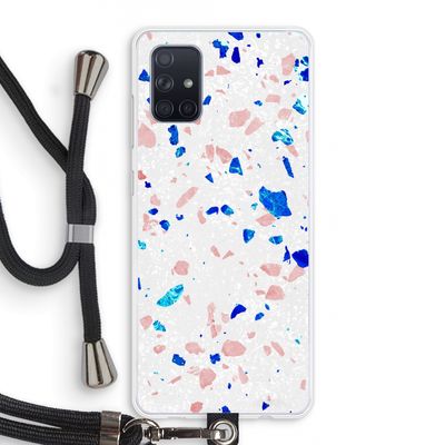 Terrazzo N°6: Samsung Galaxy A71 Transparant Hoesje met koord