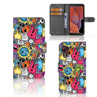 Samsung Galaxy Xcover 5 Wallet Case met Pasjes Punk Rock