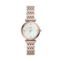 Horlogeband Fossil ES4431 Roestvrij staal (RVS) Rosé 12mm