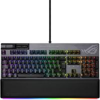 ASUS ROG STRIX Flare II Animate toetsenbord Gamen USB QWERTY Amerikaans Engels Zwart, Grijs - thumbnail