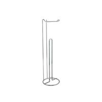 MSV Wc/toiletrolhouder reservoir - metaal - zilver - 54 cm - Voor 4/5 rollen - Toiletrolhouders - thumbnail