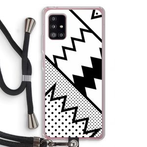 Pop Art #5: Samsung Galaxy A51 5G Transparant Hoesje met koord
