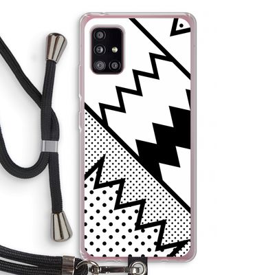 Pop Art #5: Samsung Galaxy A51 5G Transparant Hoesje met koord