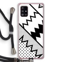 Pop Art #5: Samsung Galaxy A51 5G Transparant Hoesje met koord