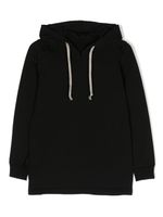 Rick Owens Kids hoodie en coton à manches longues - Noir