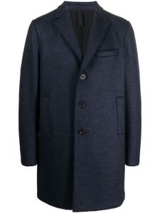 Harris Wharf London manteau à simple boutonnage - Bleu