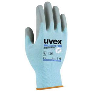 Uvex 6008007 beschermende handschoen Blauw, Grijs Polyethyleen, Elastaan, Polyamide 1 stuk(s)