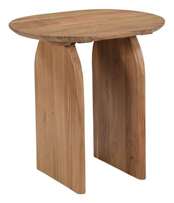 Artistiq Ovale Bijzettafel 'Sequia' Acaciahout, 60 x 45cm
