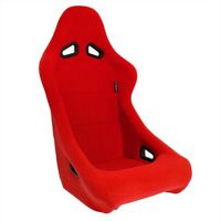 Sportstoel 'Zandvoort' - Rood - Vaste rugleuning - incl. sledes SS01R