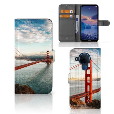 Nokia 5.4 | Flip Cover | Golden Gate Bridge
