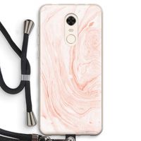 Peach bath: Xiaomi Redmi 5 Transparant Hoesje met koord