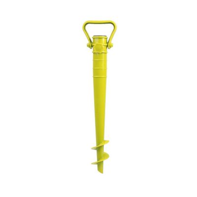 Parasolharing - geel - kunststof - D22-32 mm x H38 cm